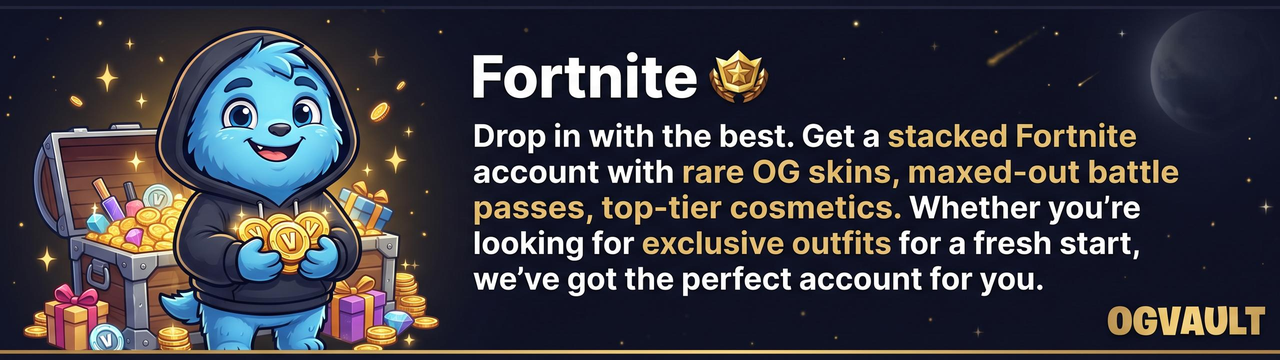 Fortnite Accounts — Drop in with the best. Get a stacked Fortnite account with rare OG skins, maxed-out battle passes, and top-tier cosmetics